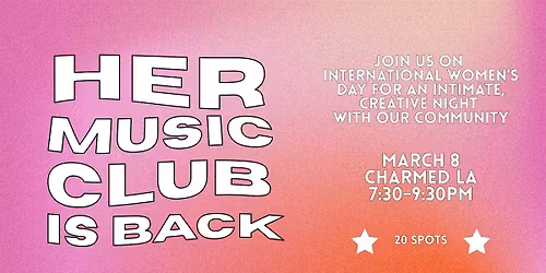 Her Music Club x International Women's Day