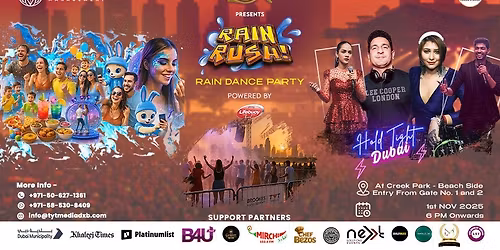 Lux presents: Rain Rush 2025 at Dubai Creek Park