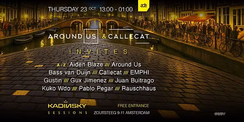AROUND US & CALLECAT Invites