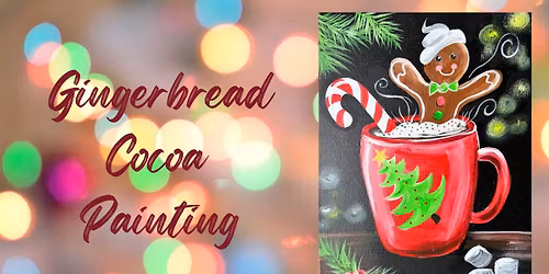 Gingerbread Cocoa Painting