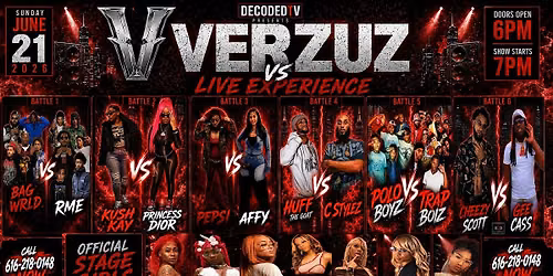 VERZUZ RAP BATTLE GRAND RAPIDS MI LIVE ON DECODED TV