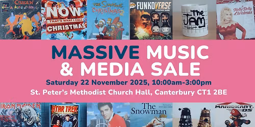 Massive Music and Media Sale - Canterbury