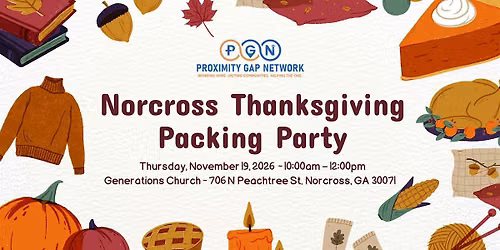 Norcross Thanksgiving Packing Party