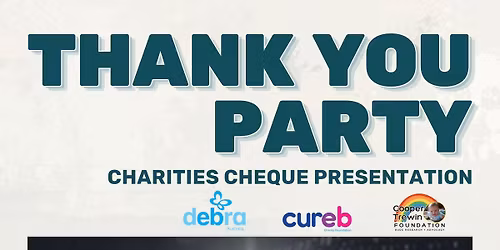 BDF 2026 Thank You Party + Charities Cheque Presentation 