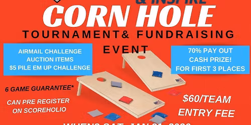 Kings of Chaos Cornhole presents - BSP to empower and inspire Cornhole tournament