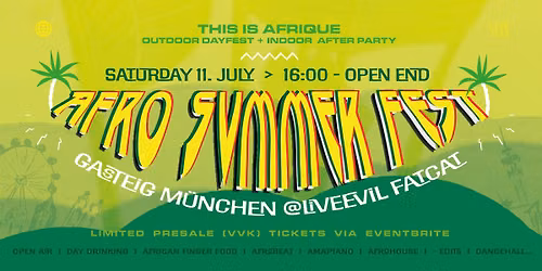 This Is Afrique - AFRO SUMMER FEST 26