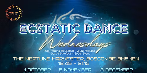 SunFire's Ecstatic Dance Wednesdays Chakra Dance with Ruth McEwen