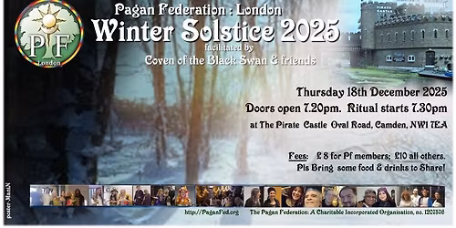 PF London: Winter Solstice 2025 open Ritual