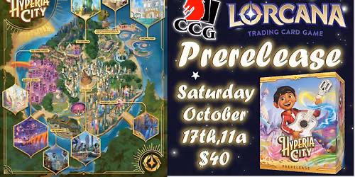 Lorcana Hyperia City Sealed Prerelease