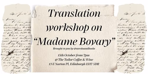 Translation Workshop on "Madame Bovary"