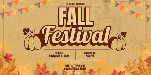 Central Church Fall Festival