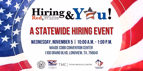 14th Annual Hiring Red, White, & You! Veterans Hiring Event