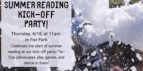 Summer Reading Kick-Off Party!
