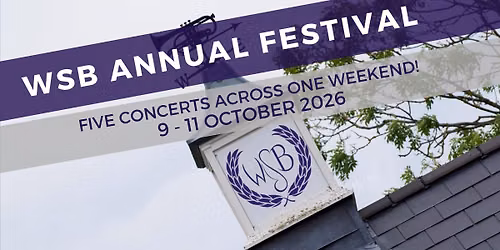 WSB Annual Festival 2026 - Wantage Band