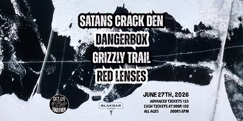 Satans Crack Den, Danger Box, Grizzly Trail, Red Lenses