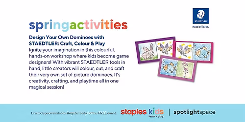 Design Your Own Dominoes with STAEDTLER at Staples Barrhaven Store 225