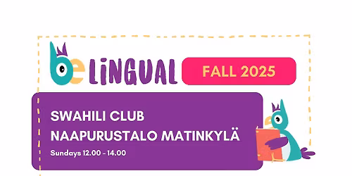 Belingual Language Club - Swahili Club