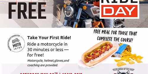 LEARN TO RIDE FOR FREE