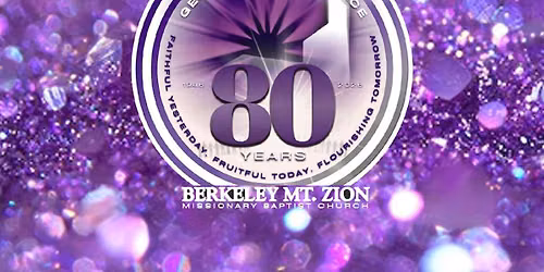 Berkeley Mount Zion 80th Anniversary Celebration at Yoshis Jazz Club - Oakland