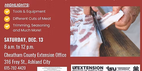 Meat Processing Class