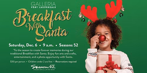 Galleria's Breakfast With Santa 2025