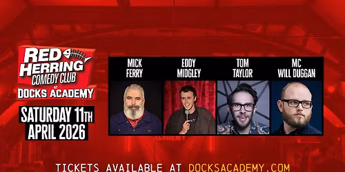 Red Herring Comedy Club \/\/ Docks Academy, Grimsby