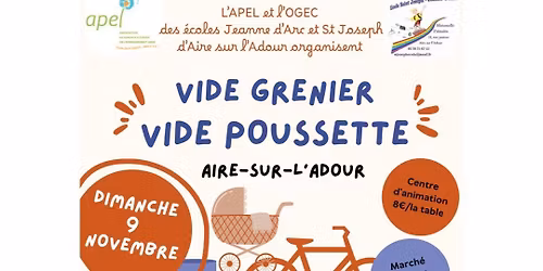 Vide Grenier Vide poussette \u00c9cole St Joseph Jeanne d\u2019Arc