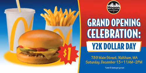 Y2K Dollar Day Grand Opening Celebration \ud83c\udf88