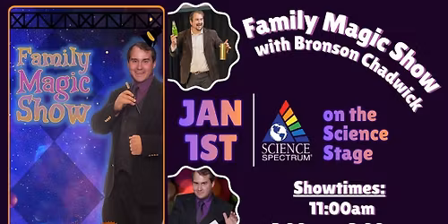 New Year's Family Magic Show with Bronson Chadwick