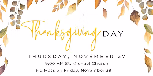 Thanksgiving Day Mass