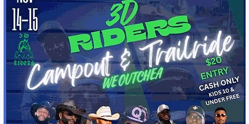3D Riders 3Rd Annual Campout & Trailride 