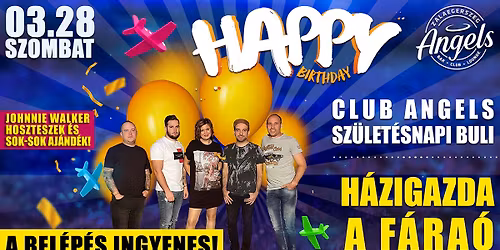 INGYENES(!!!) Angels Sz\u00fclet\u00e9snap a F\u00e1ra\u00f3val \ud83c\udf82 03.28. szombat