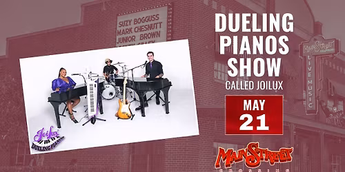 Dueling Pianos Show called JoiLux | LIVE at Main Street Crossing