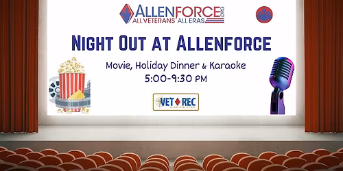 Holly Jolly Night Out at AllenForce: Movie, Dinner, & Karaoke