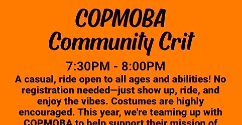 Partner Event : Communty Crit at GJ Rides and Vibes