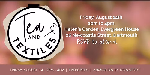 Tea and Textiles in the Garden