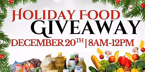 Holiday Food Giveaway