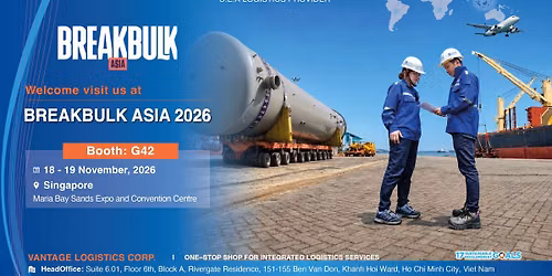 VANTAGE LOGISTICS AT BREAKBULK ASIA 2026 - SINGAPORE