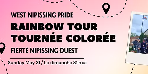 West Nipissing Rainbow Tour Flag Raising