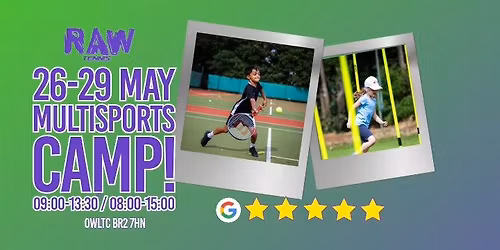 \ud83c\udfbe RAW Tennis May Camp!