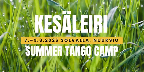 Kes\u00e4leiri \u2013 Summer Tango Camp 2026