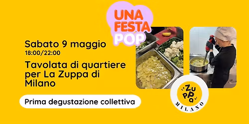 Tavolata di quartiere per La Zuppa di Milano