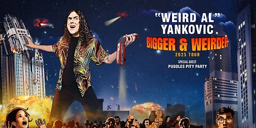 Parking Weird Al Yankovic with Puddles Piddy Party