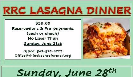 Lasagna Dinner