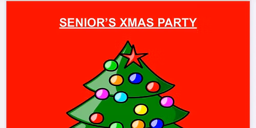 SENIORS XMAS PARTY 7PM