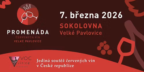 Promen\u00e1da \u010derven\u00fdch v\u00edn 2026