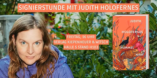 LBM26 - Signierstunde mit Judith Holofernes \/ Halle 5 Stand H103