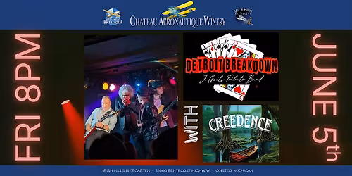 J. Geils Tribute by Detroit Breakdown with Creedence CCR Tribute