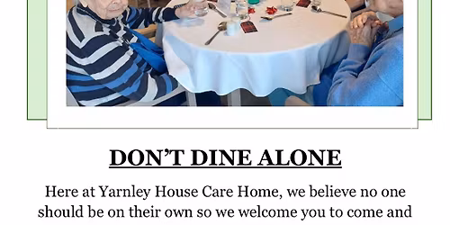 Don\u2019t Dine Alone