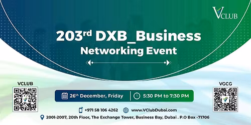 203rd DXB_ Business Networking Meetup